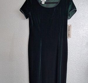 NWT Vintage Robbie Bee Petite Jade Green Formal Dress  Size 12P